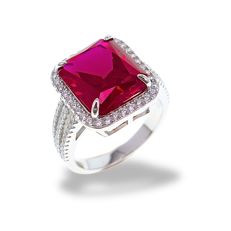 Anello Rosso Rubino