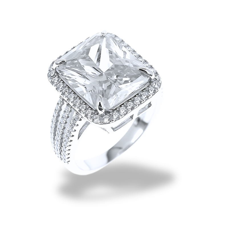 Anello Bianco Diamante