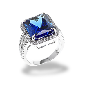 Anello Blu Zaffiro AN001BZ