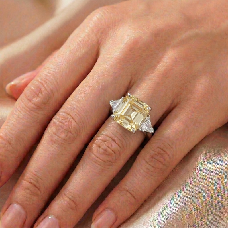 Anello Trilogy Radiant Giallo