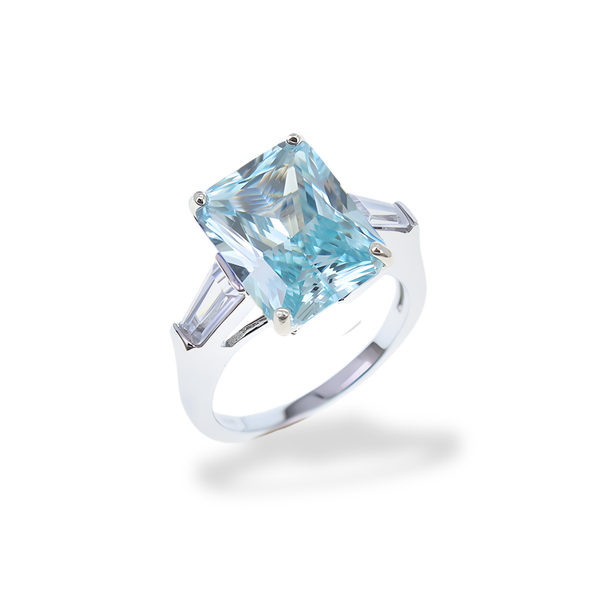 Anello Azzurro Acquamarina AN003AA