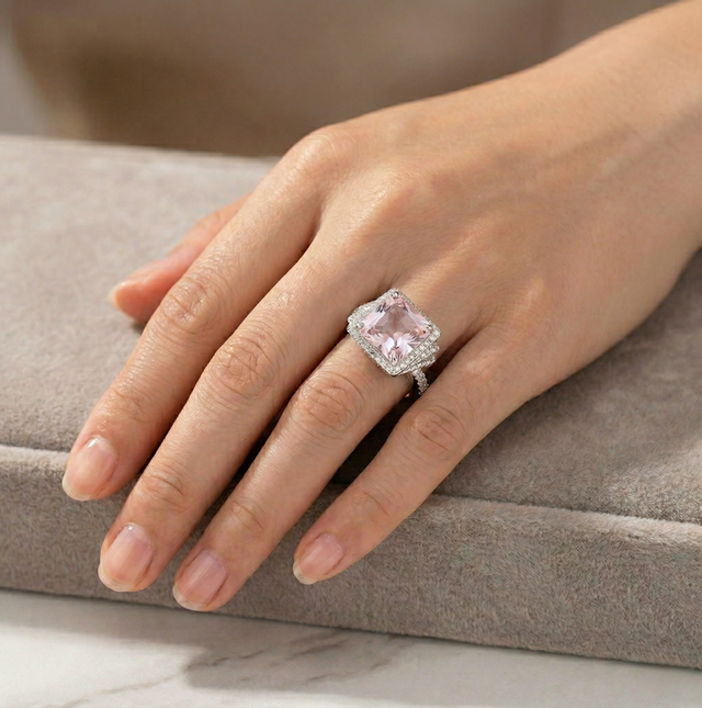 Anello Vortice Princess Rosa