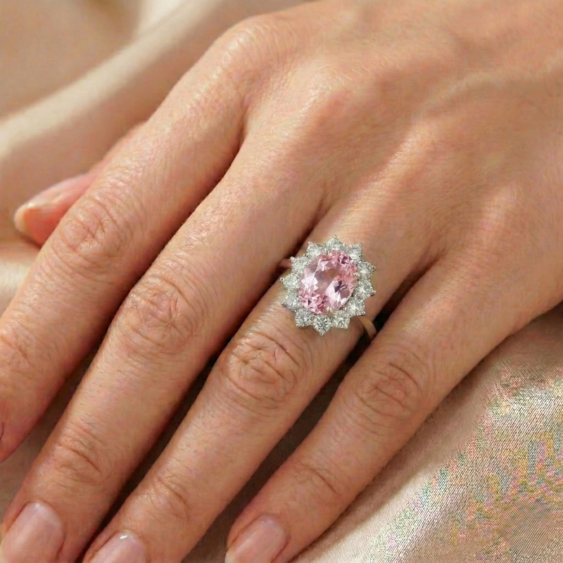 Anello Cluster Reale Rosa