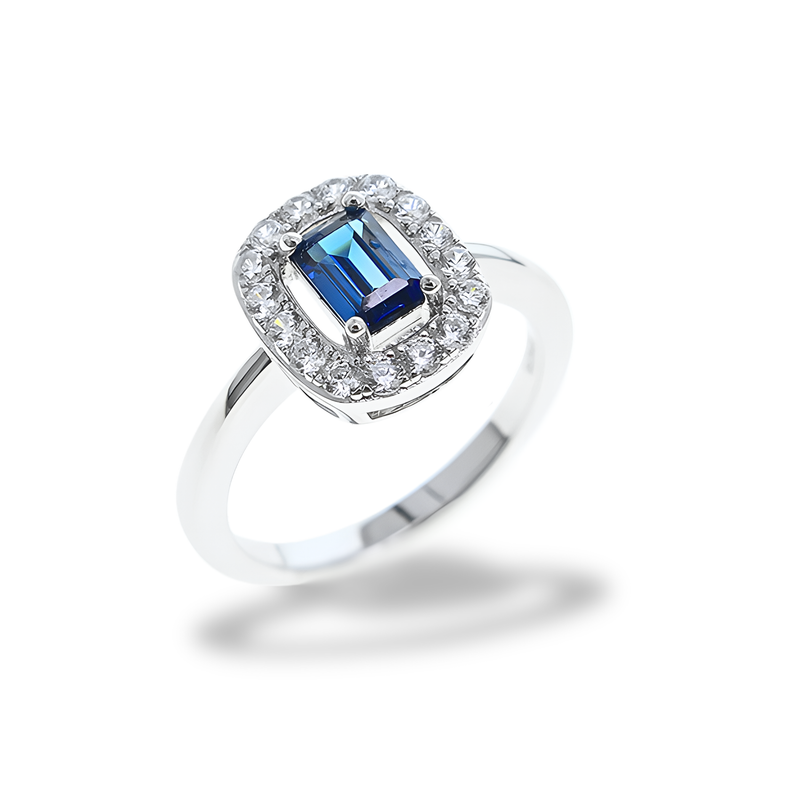 Anello Blu Zaffiro AN012BZ