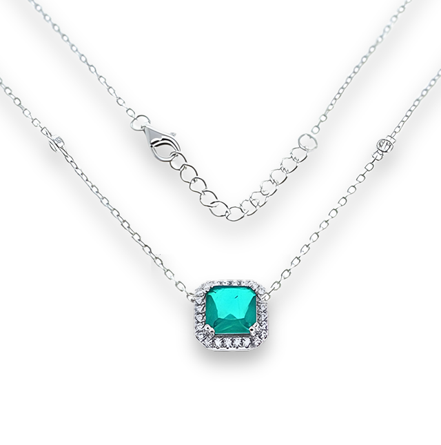 Collana Halo Princess Verde Paraiba