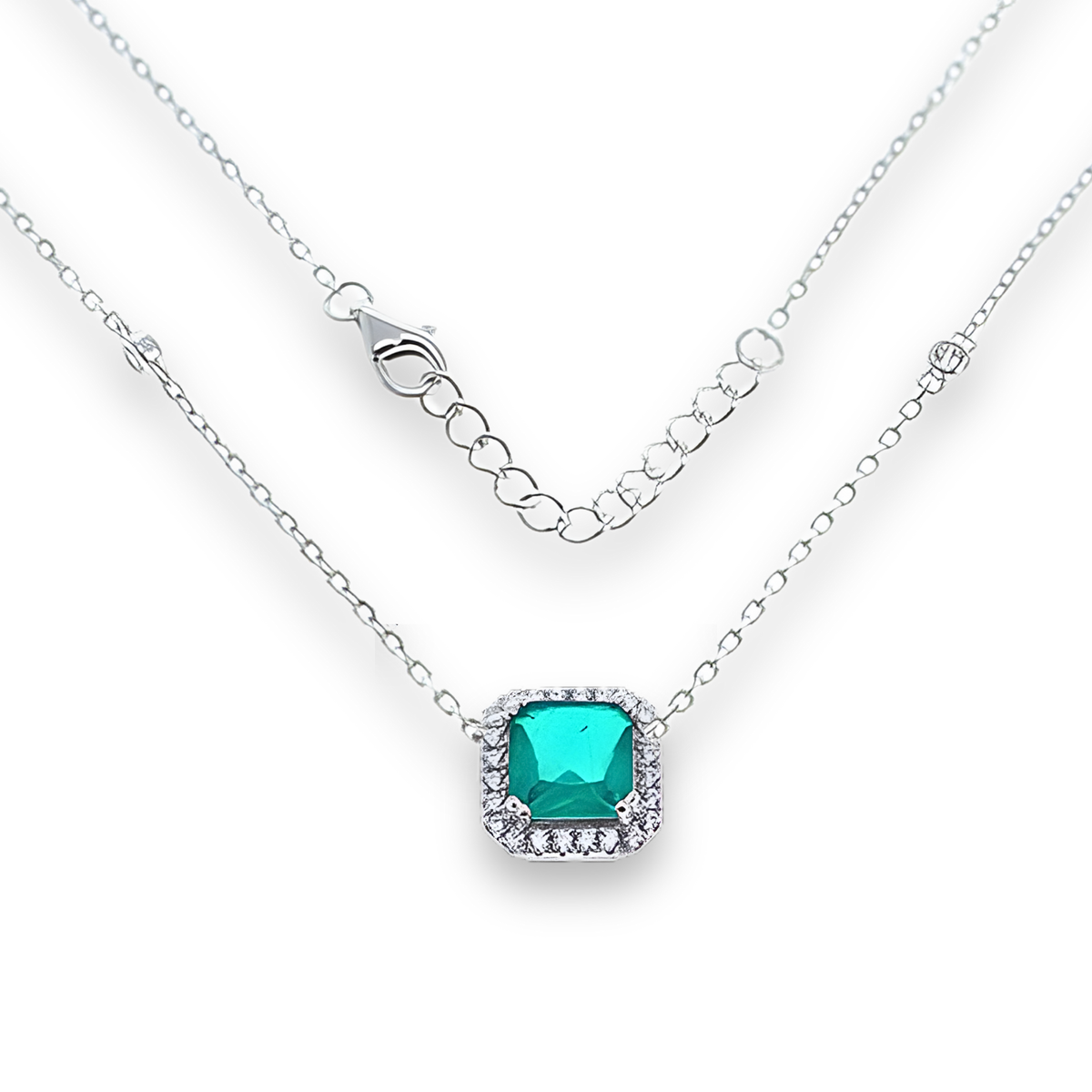 Collana Halo Princess Verde Paraiba