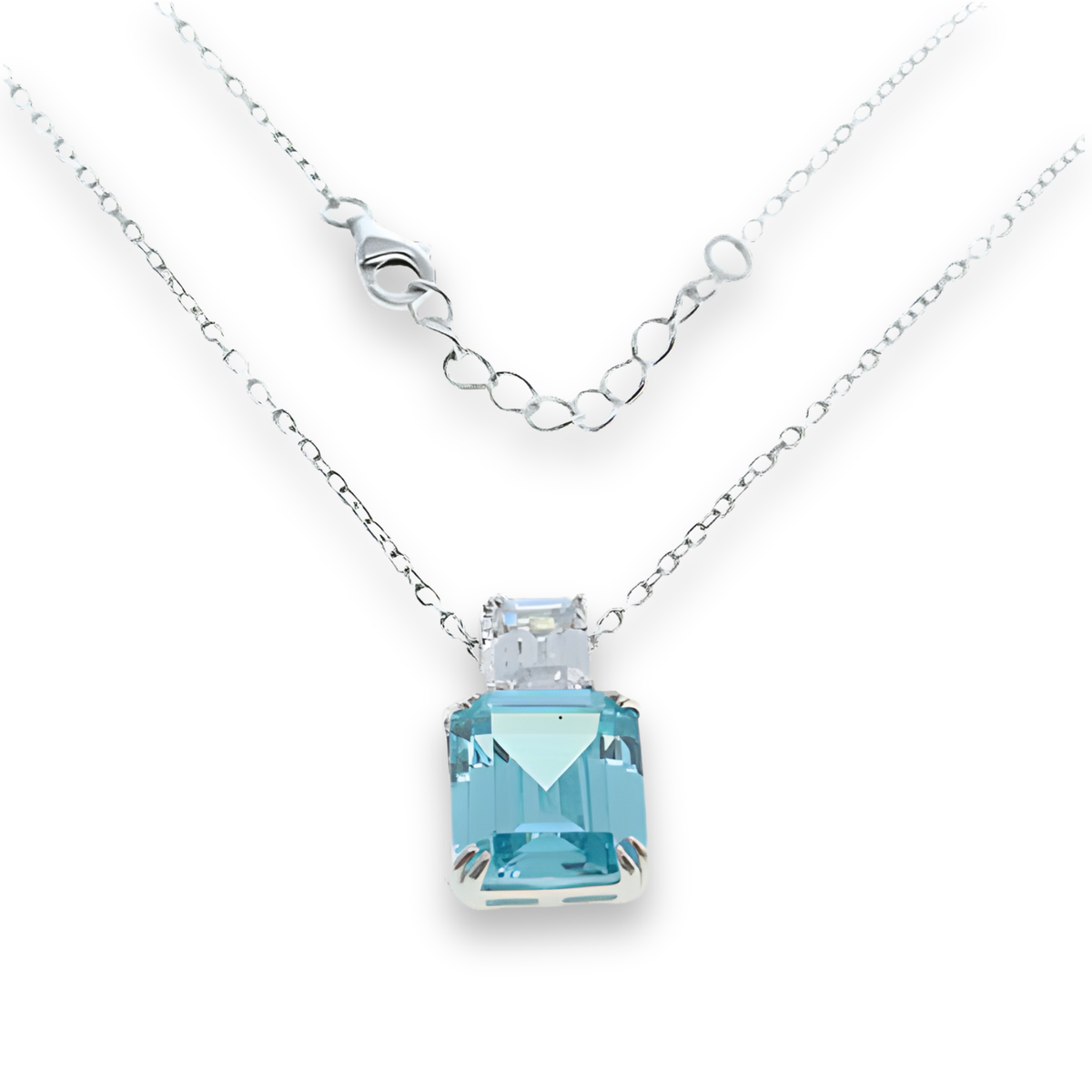 Collana Azzurro Acquamarina CL003AA