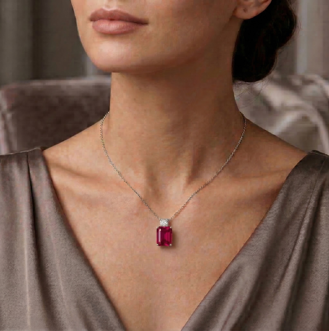 Collana Rosso Rubino