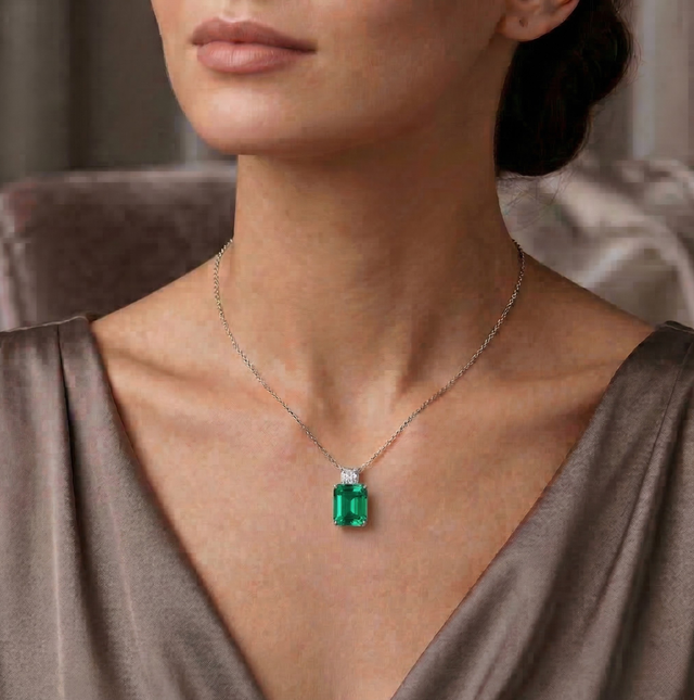 Collana Verde Smeraldo
