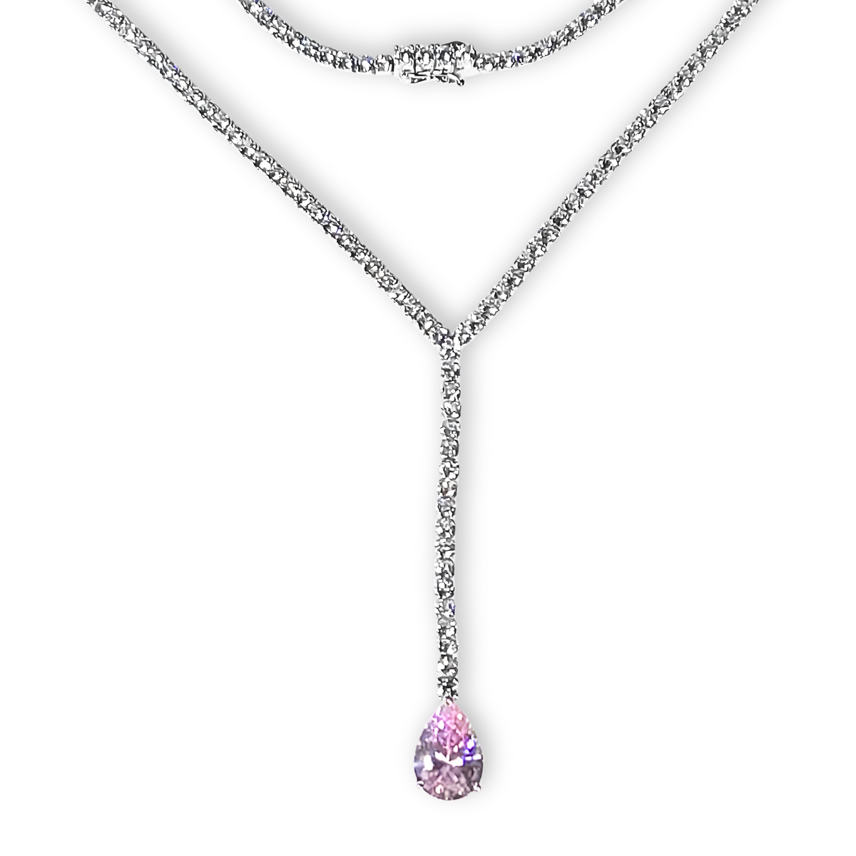 Collana Riviera Goccia Rosa