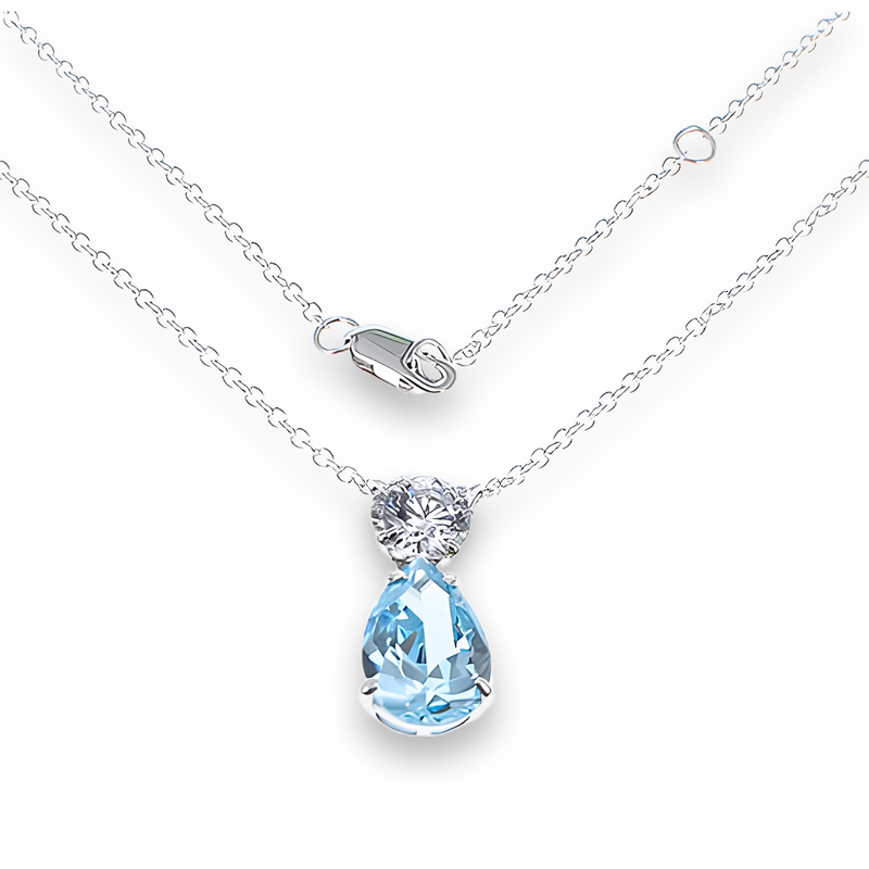 Collana Azzurro Acquamarina CL006AA