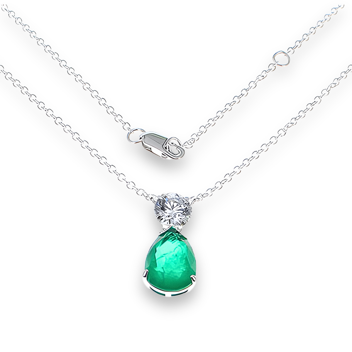 Collana Verde Smeraldo CL006VS