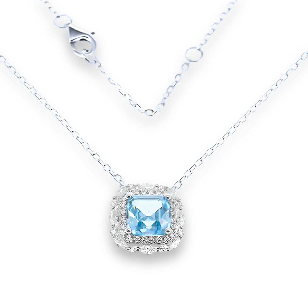Collana Azzurro Acquamarina CL010AA
