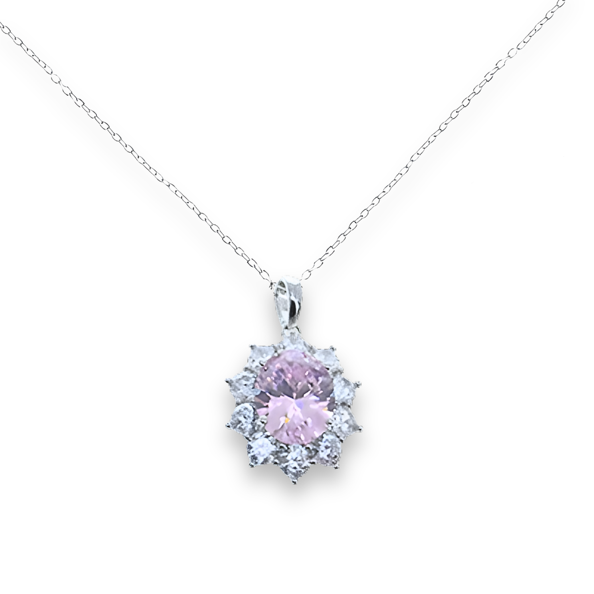 Collana Cluster Reale Rosa
