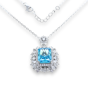 Collana Azzurro Acquamarina CL054AA