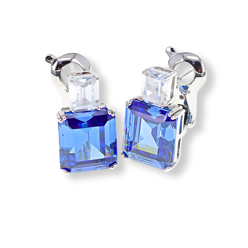 Orecchini Blu Zaffiro