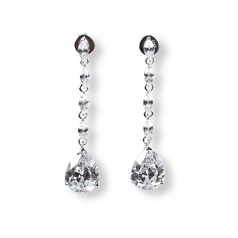 Orecchini Bianco Diamante