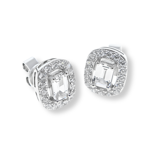 Orecchini Bianco Diamante