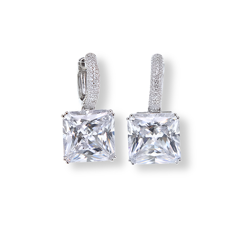 Orecchini Bianco Diamante