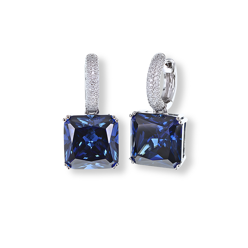 Orecchini Blu Zaffiro