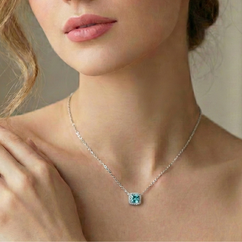 Collana Azzurro Acquamarina