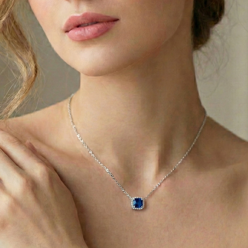Collana Blu Zaffiro